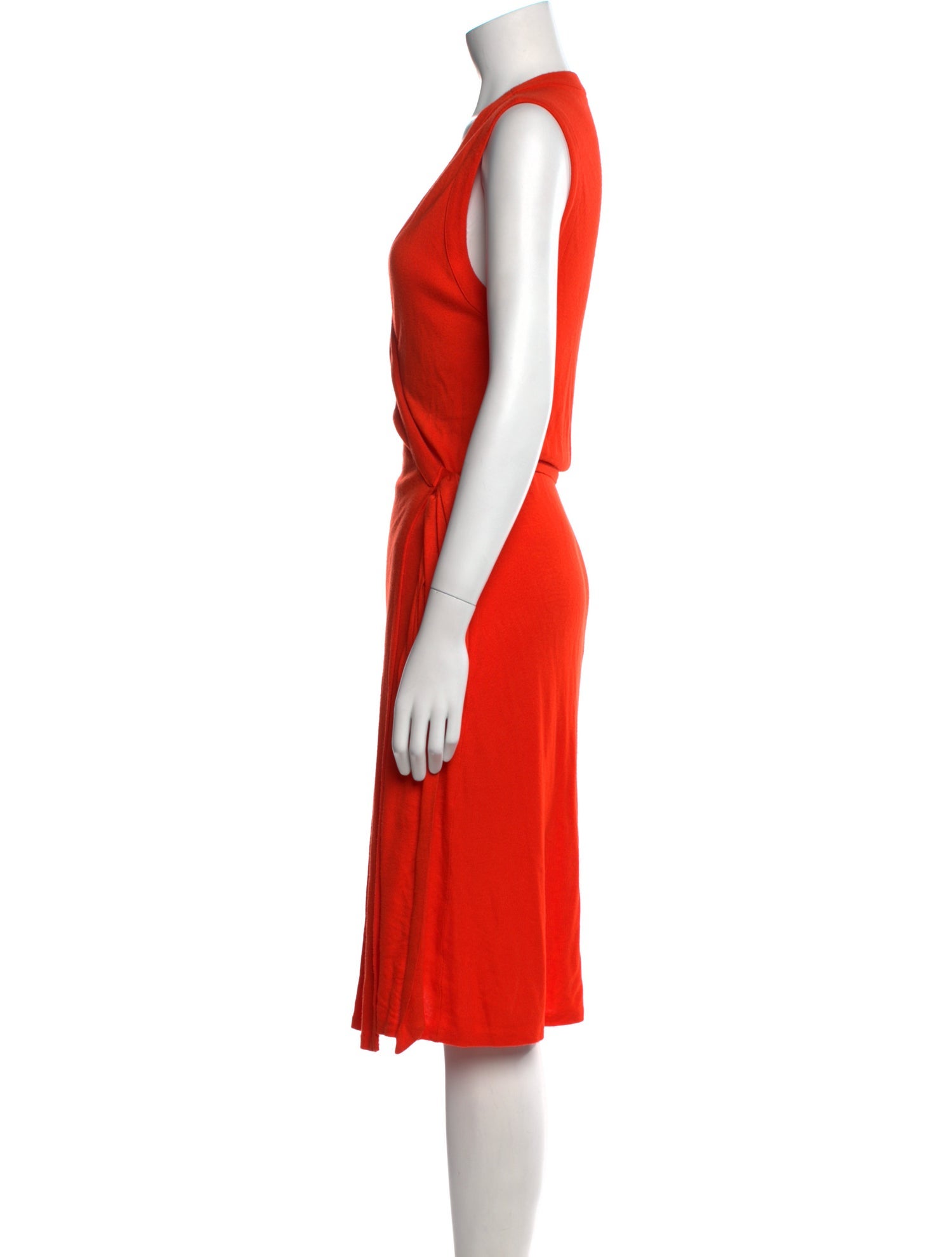 Diane von Furstenberg V-Neck Midi Length Dress