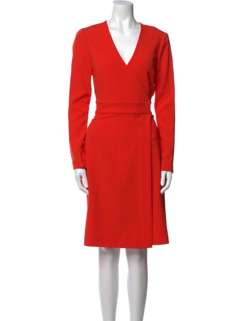 Diane von Furstenberg V-Neck Knee-Length Dress