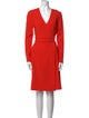 Diane von Furstenberg V-Neck Knee-Length Dress