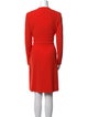 Diane von Furstenberg V-Neck Knee-Length Dress