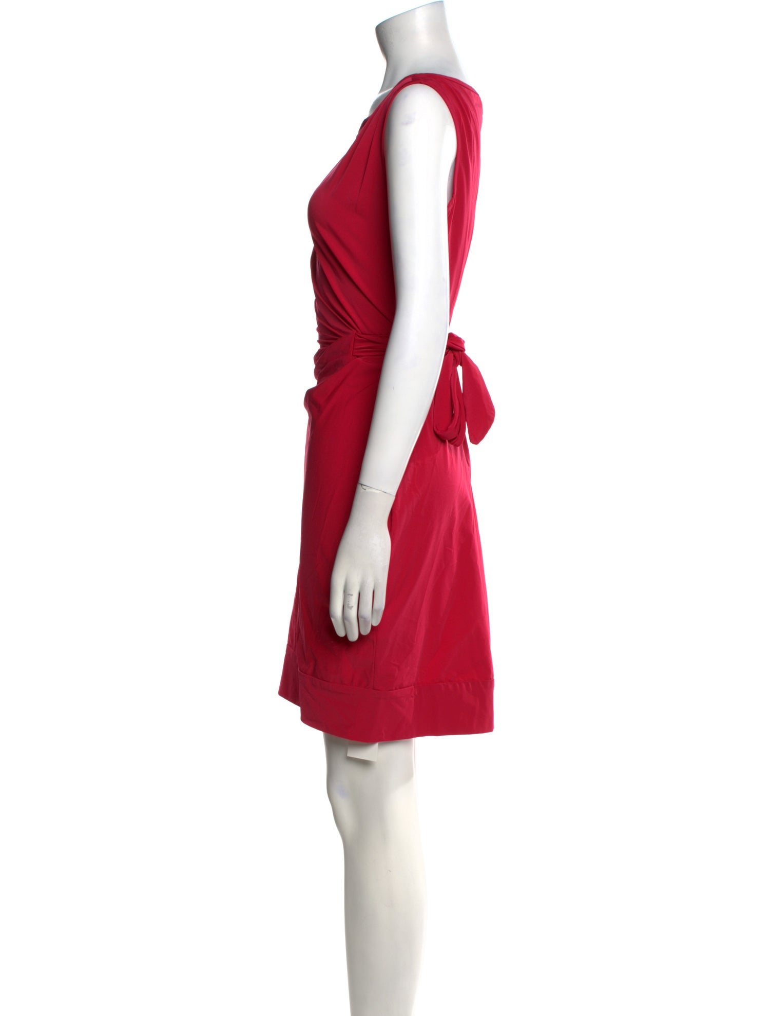 Diane von Furstenberg Bateau Neckline Mini Dress