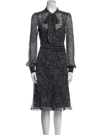 Diane von Furstenberg Silk Knee-Length Dress