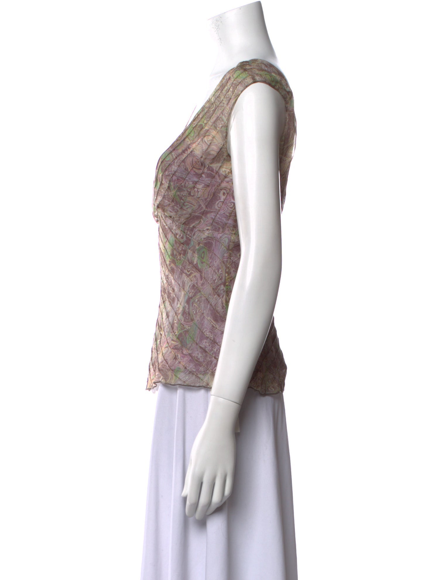 Diane von Furstenberg Vintage Printed Blouse