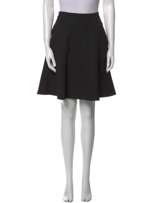 Diane von Furstenberg Pleated Accents Knee-Length Skirt