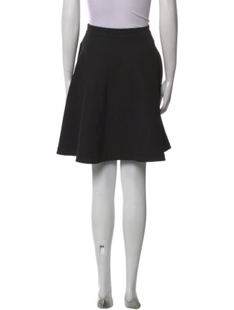 Diane von Furstenberg Pleated Accents Knee-Length Skirt