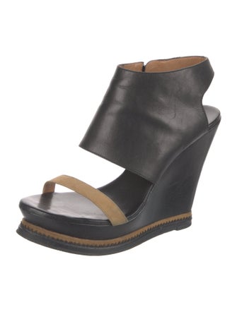 Diane von Furstenberg Leather Slingback Sandals