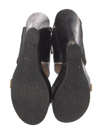 Diane von Furstenberg Leather Slingback Sandals