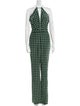 Diane von Furstenberg Printed Halterneck Jumpsuit