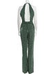 Diane von Furstenberg Printed Halterneck Jumpsuit