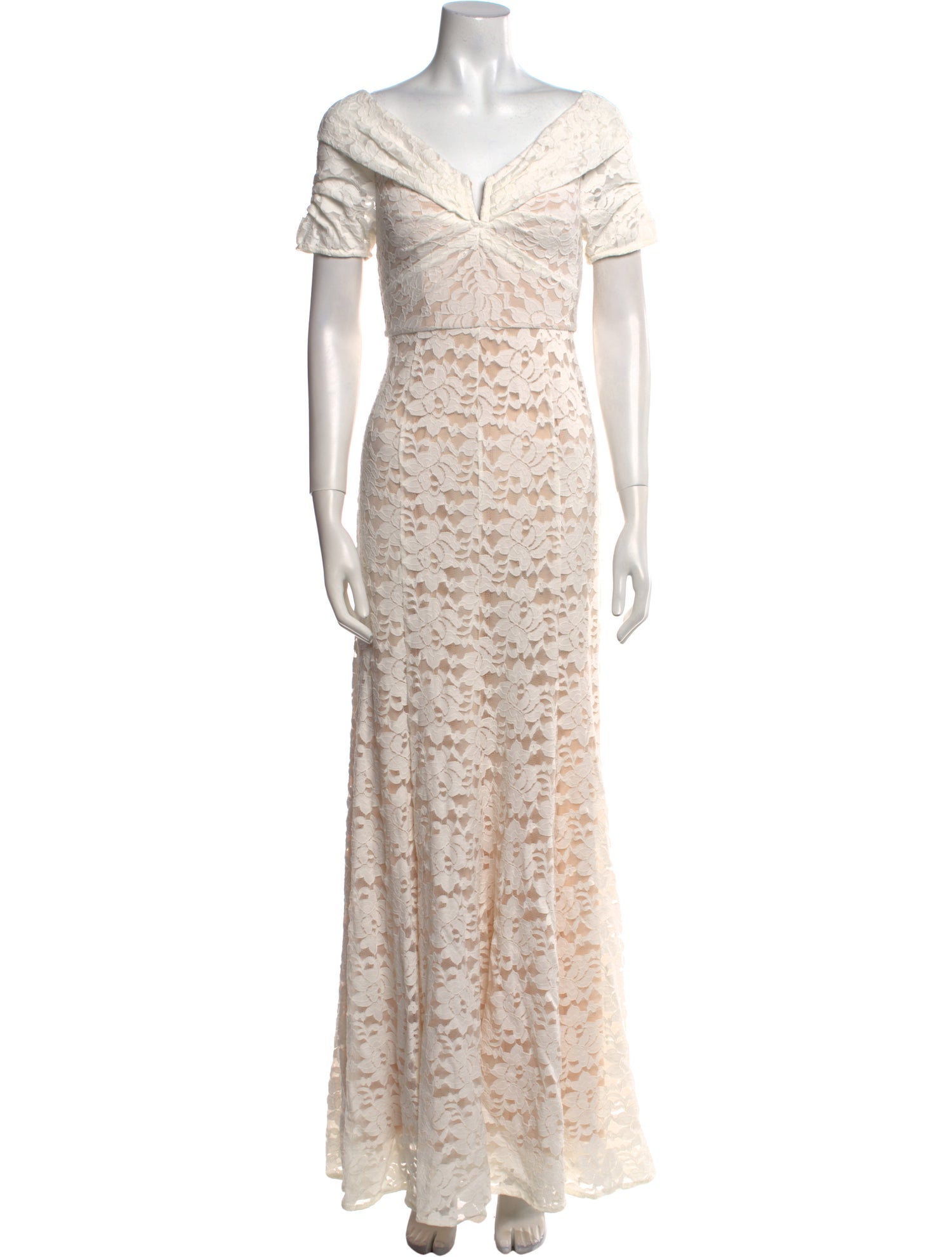 Diane von Furstenberg Lace Pattern Long Dress w/ Tags