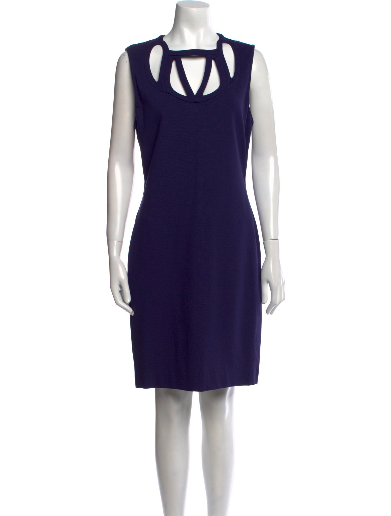 Diane von Furstenberg Scoop Neck Knee-Length Dress