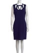 Diane von Furstenberg Scoop Neck Knee-Length Dress