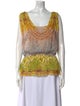 Diane von Furstenberg Silk Printed Top