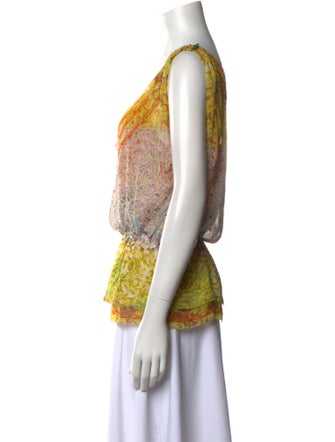 Diane von Furstenberg Silk Printed Top