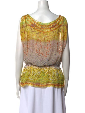 Diane von Furstenberg Silk Printed Top