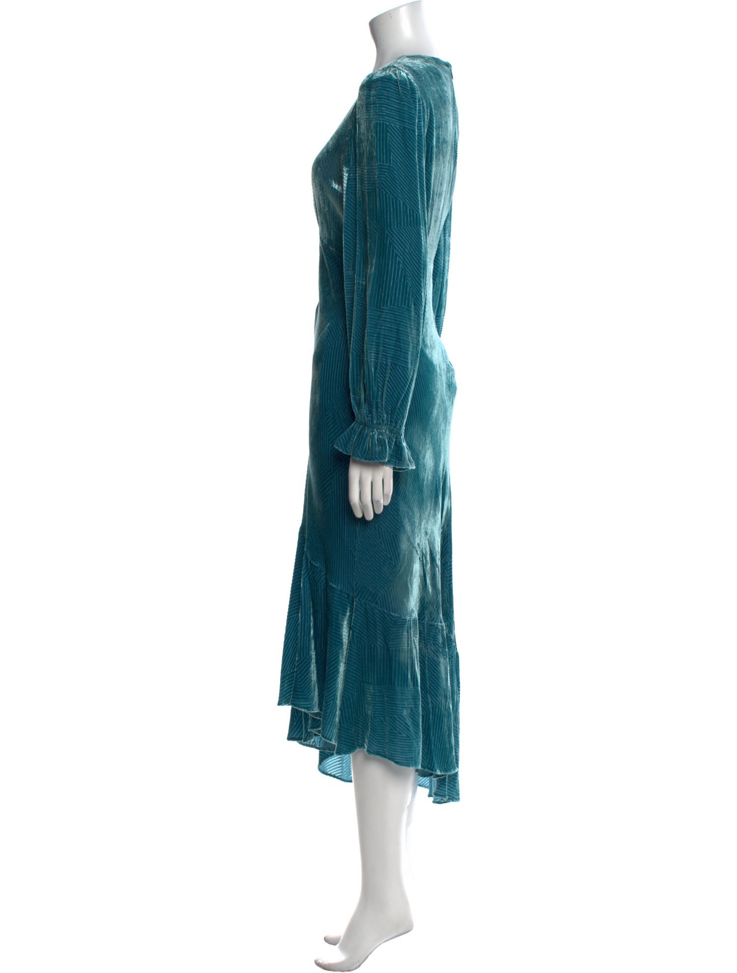 Diane von Furstenberg V-Neck Midi Length Dress