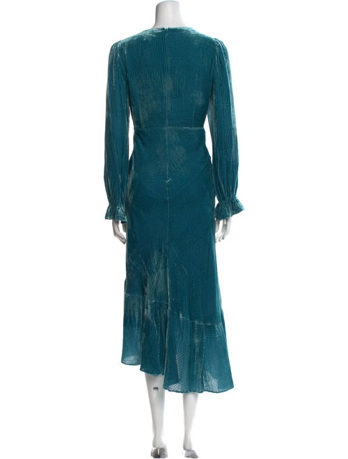 Diane von Furstenberg V-Neck Midi Length Dress