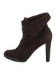 Diane von Furstenberg Suede Lace-Up Boots