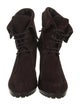 Diane von Furstenberg Suede Lace-Up Boots