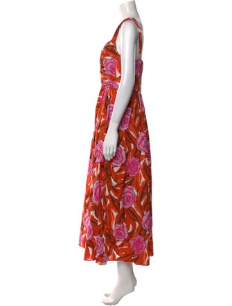 Diane von Furstenberg Printed Long Dress
