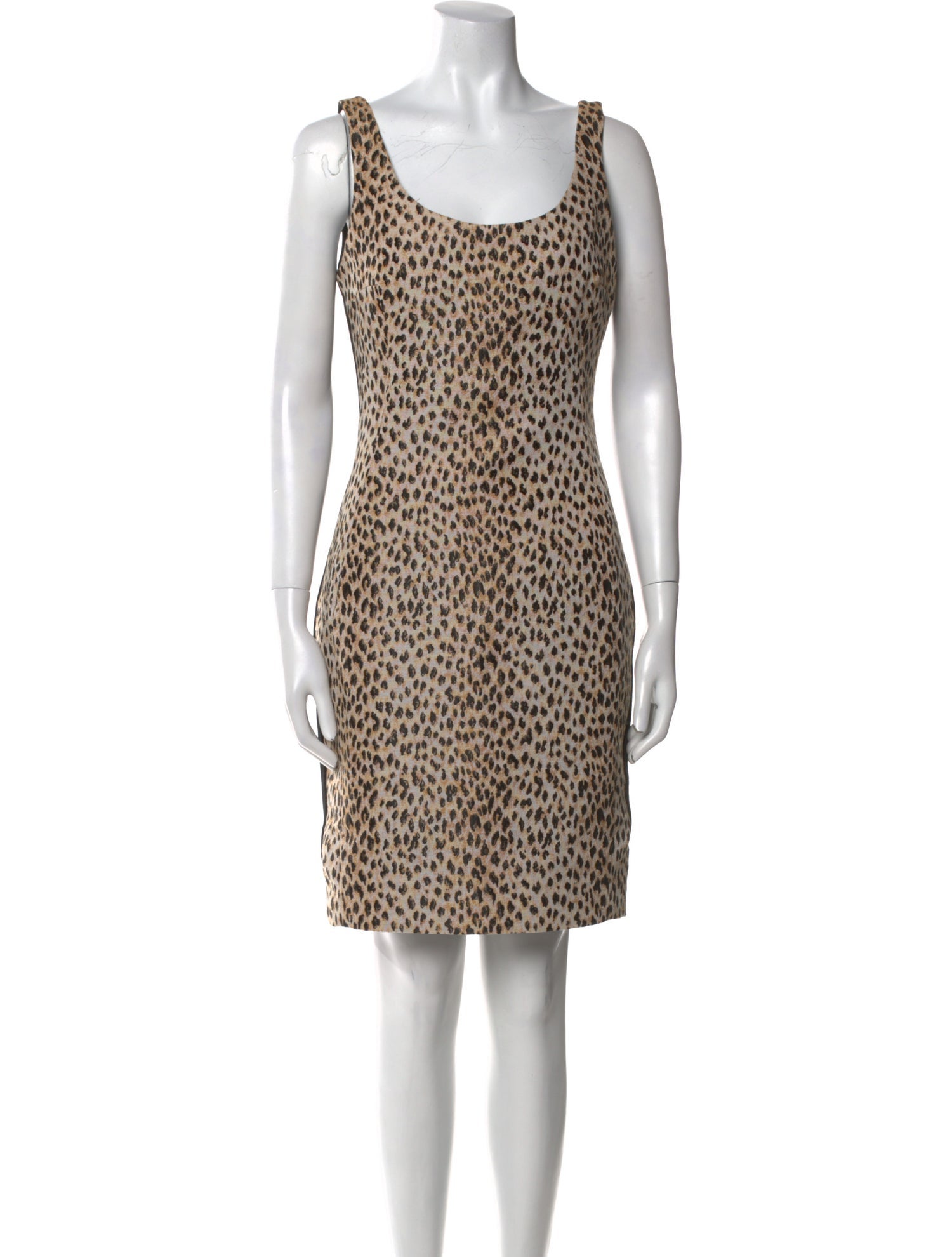 Diane von Furstenberg Animal Print Mini Dress
