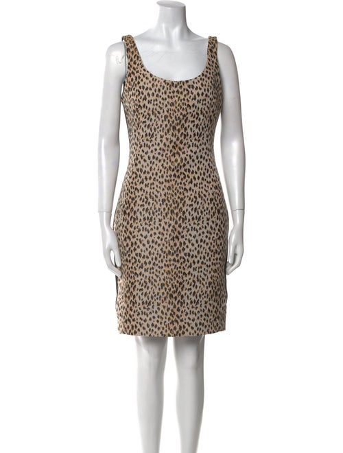 Diane von Furstenberg Animal Print Mini Dress