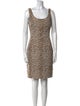 Diane von Furstenberg Animal Print Mini Dress