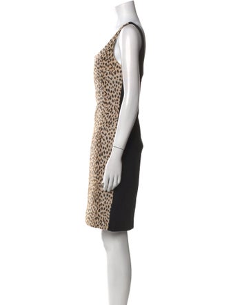 Diane von Furstenberg Animal Print Mini Dress