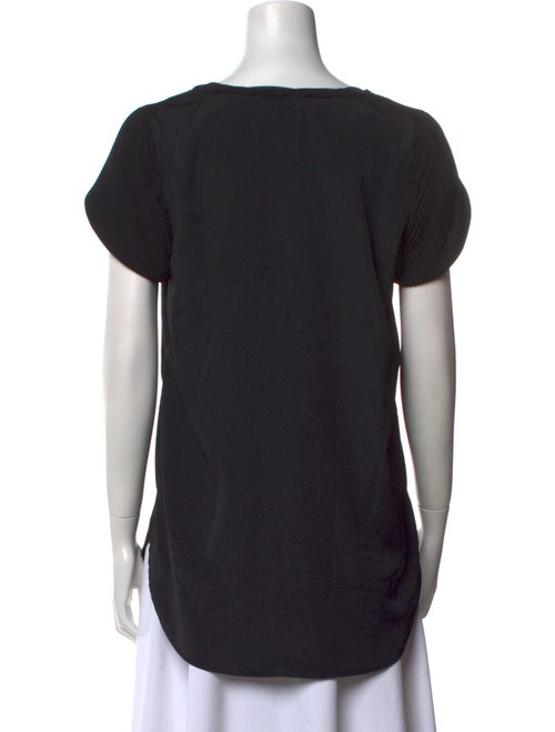 Diane von Furstenberg Scoop Neck Short Sleeve T-Shirt