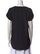 Diane von Furstenberg Scoop Neck Short Sleeve T-Shirt