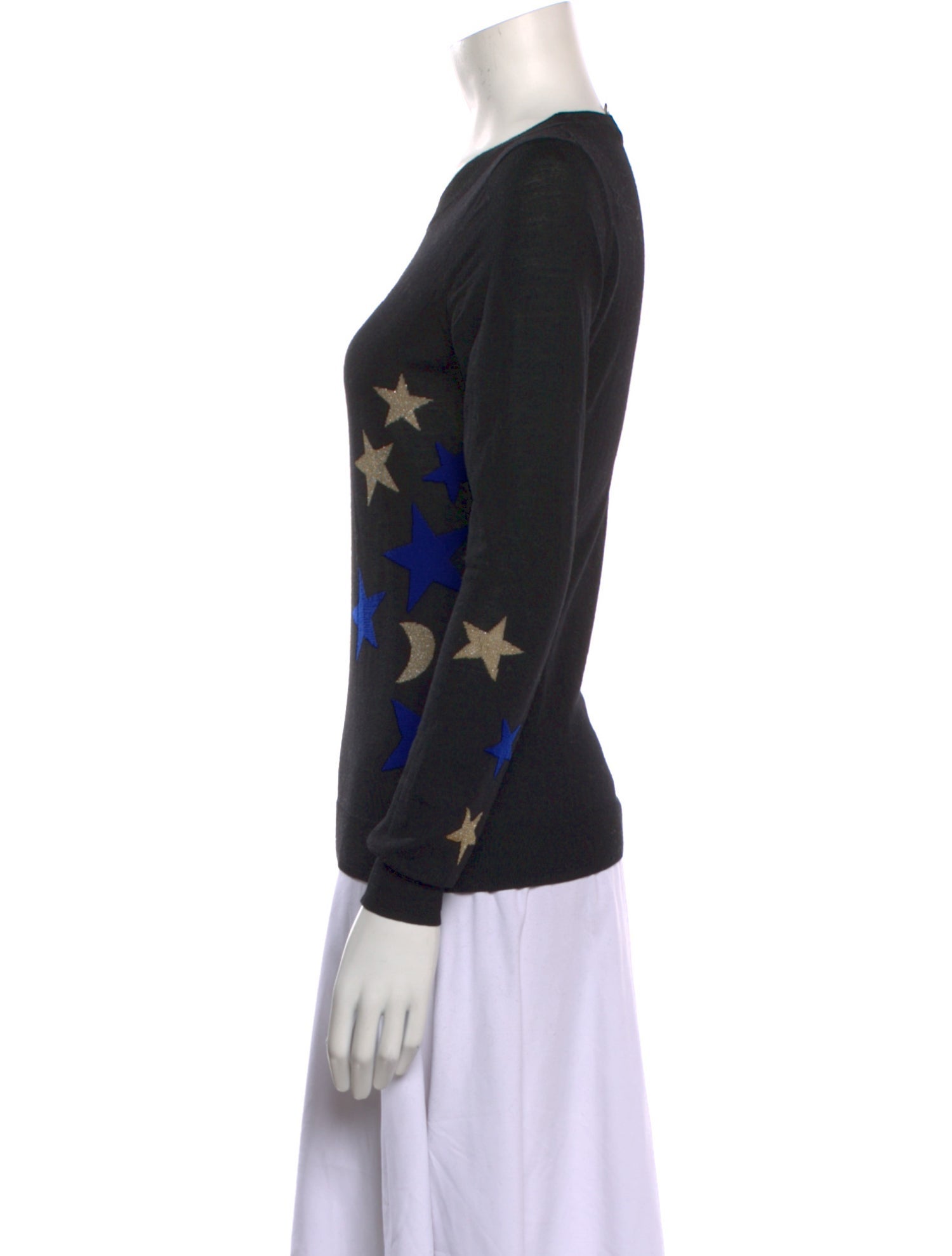 Diane von Furstenberg Wool Printed Sweater