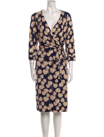 Diane von Furstenberg Silk Knee-Length Dress