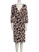Diane von Furstenberg Silk Knee-Length Dress