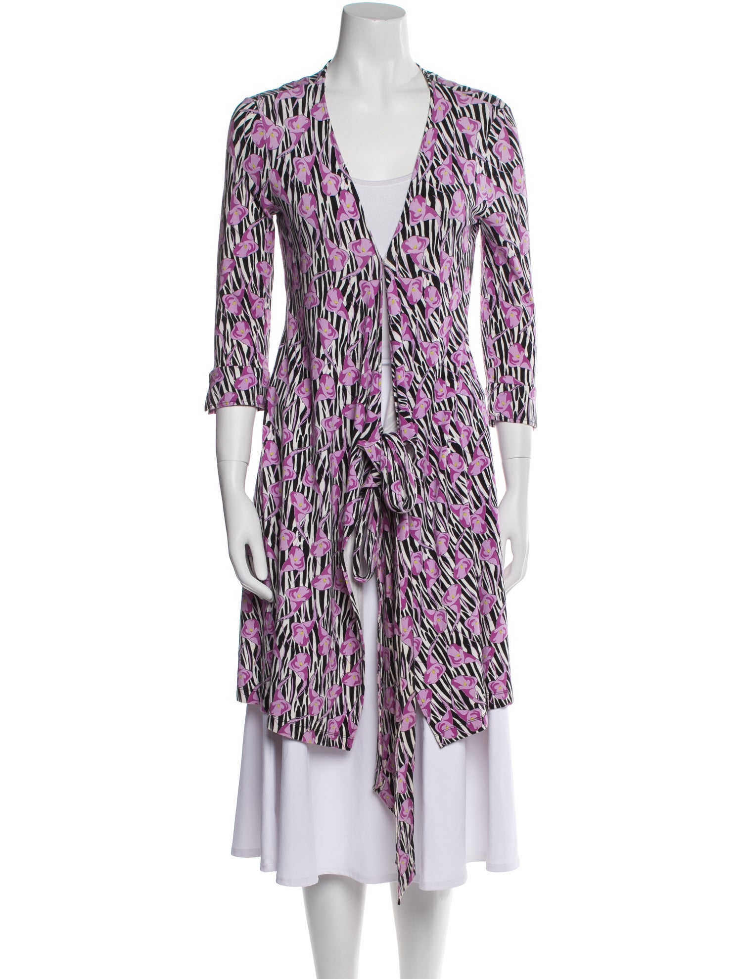 Diane von Furstenberg Printed Knee-Length Dress