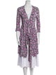 Diane von Furstenberg Printed Knee-Length Dress