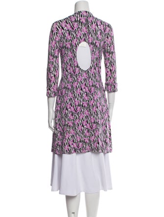 Diane von Furstenberg Printed Knee-Length Dress