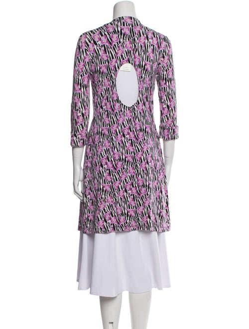 Diane von Furstenberg Printed Knee-Length Dress
