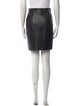 Diane von Furstenberg Leather Mini Skirt