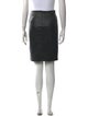 Diane von Furstenberg Leather Knee-Length Skirt