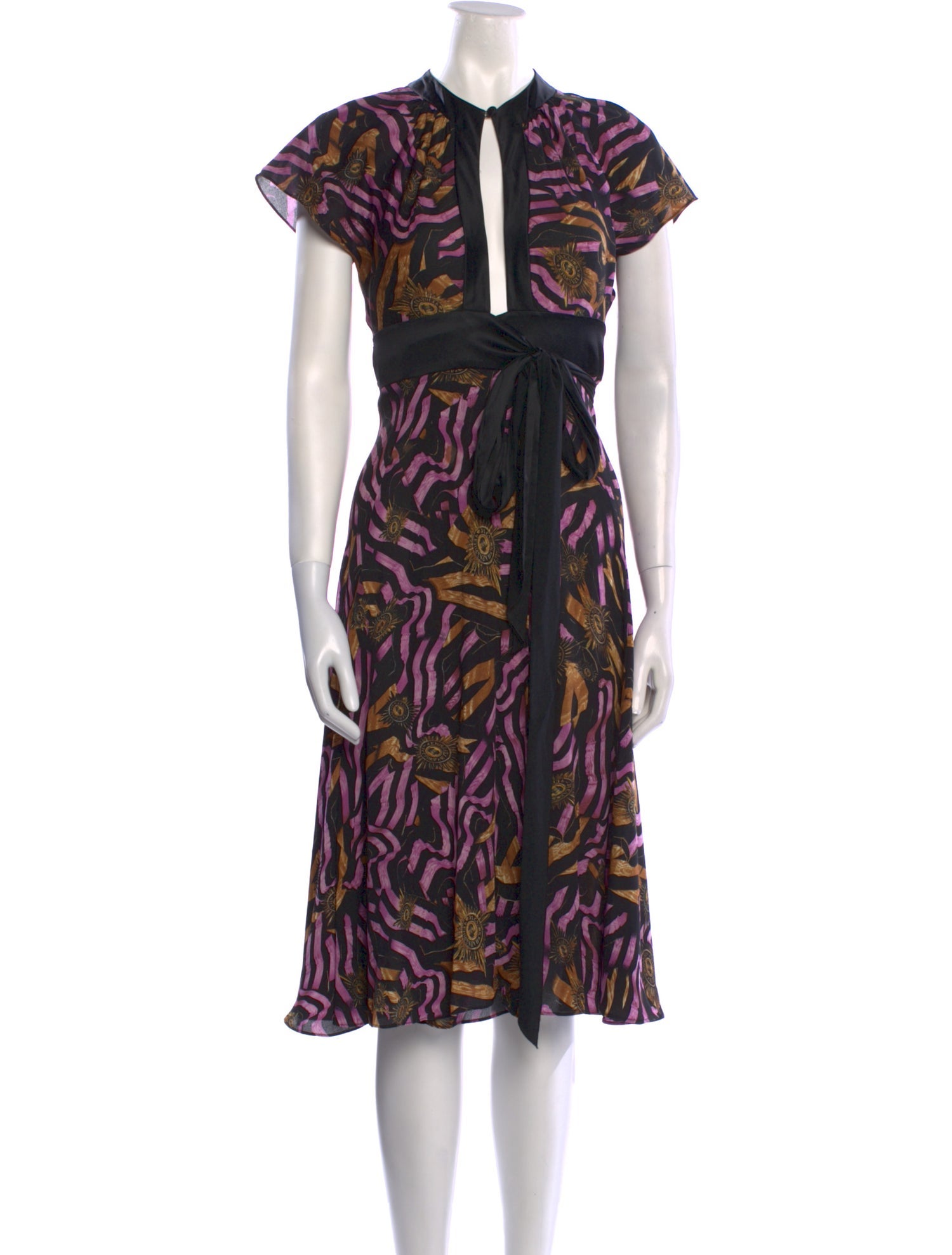 Diane von Furstenberg Silk Midi Length Dress