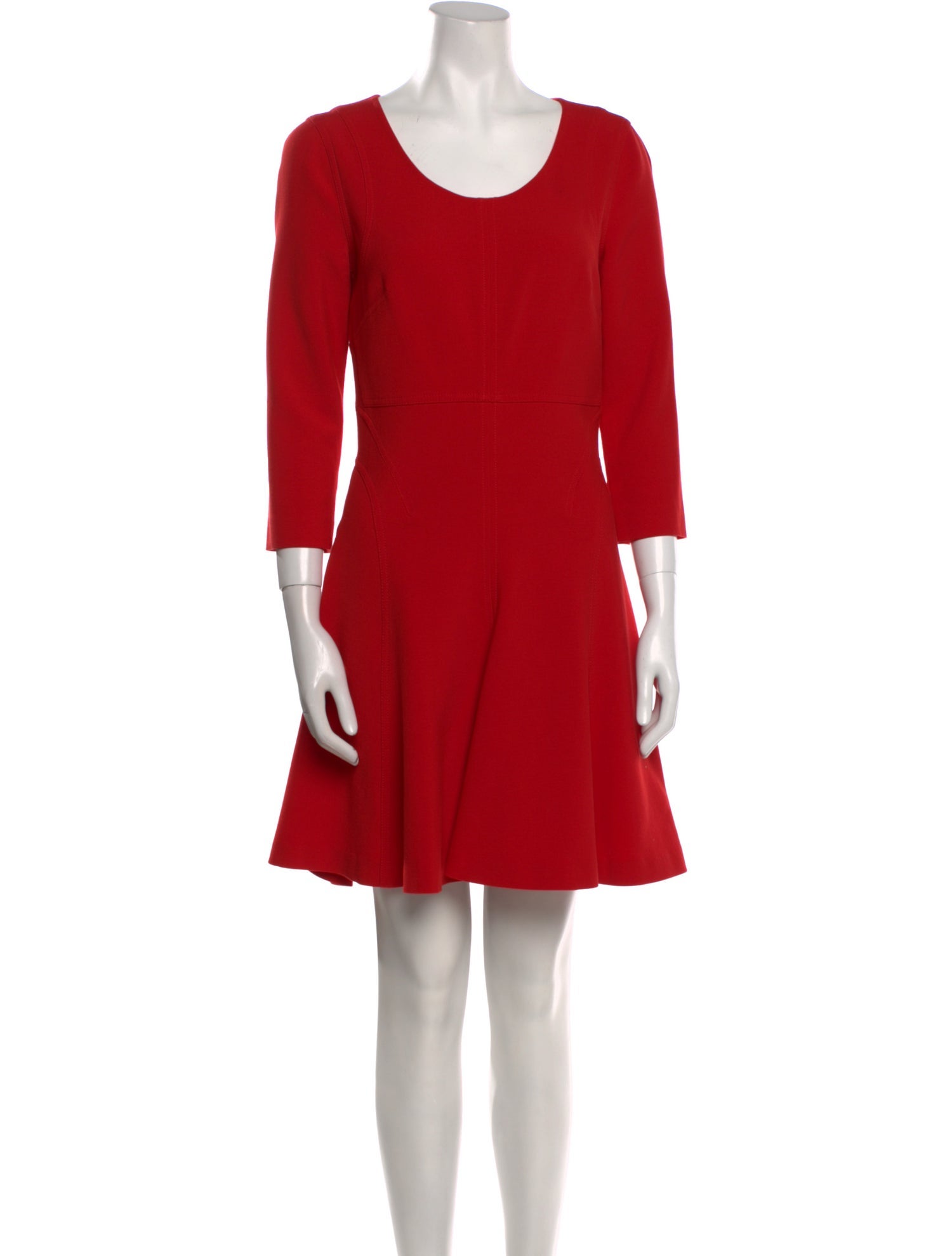 Diane von Furstenberg Scoop Neck Mini Dress