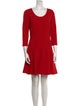Diane von Furstenberg Scoop Neck Mini Dress