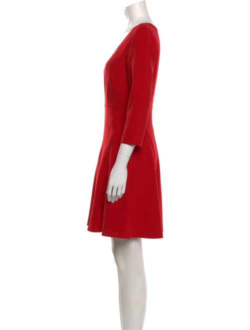 Diane von Furstenberg Scoop Neck Mini Dress