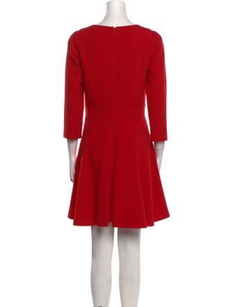 Diane von Furstenberg Scoop Neck Mini Dress