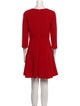 Diane von Furstenberg Scoop Neck Mini Dress