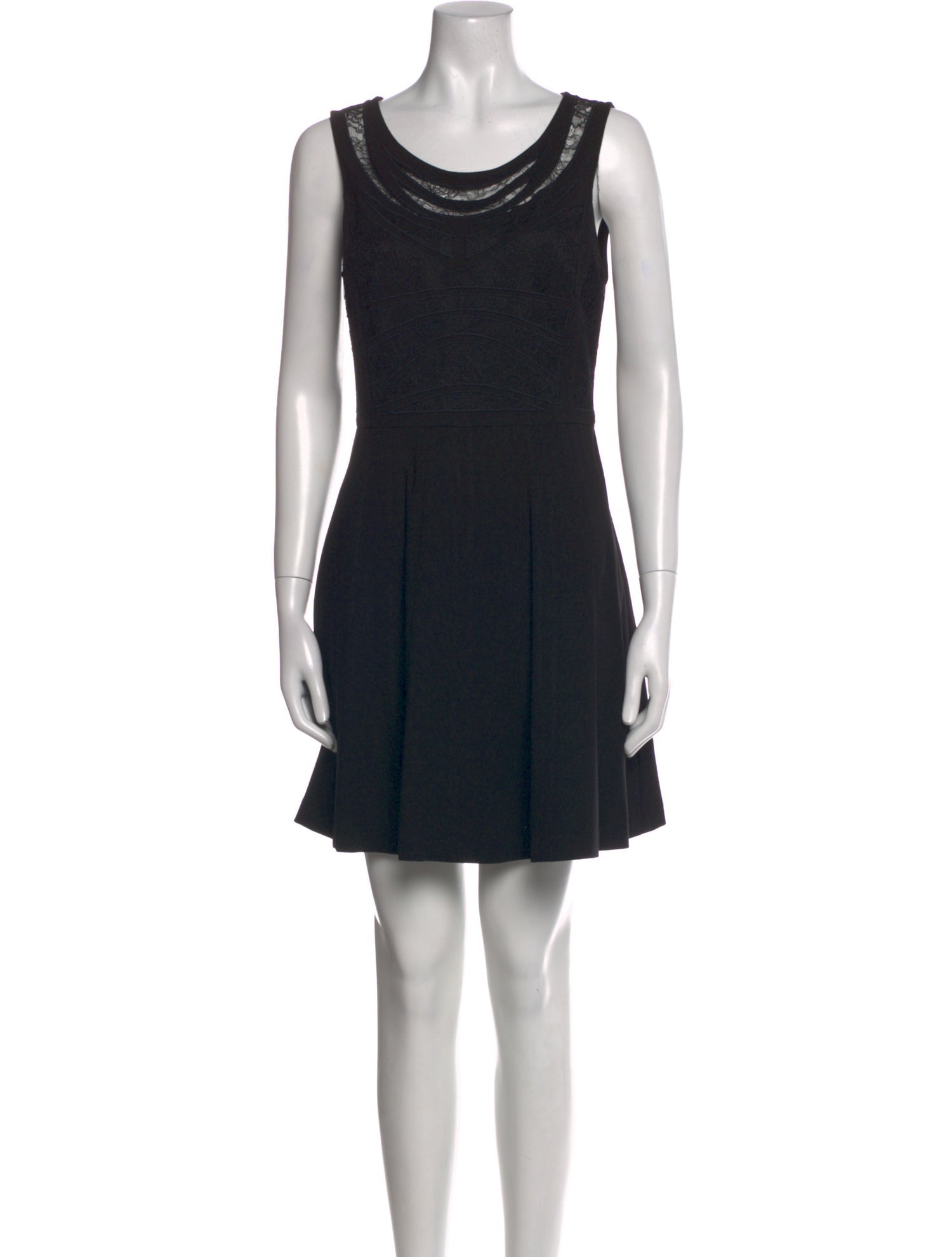Diane von Furstenberg Scoop Neck Mini Dress