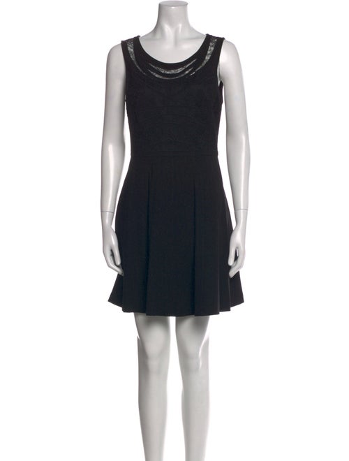 Diane von Furstenberg Scoop Neck Mini Dress