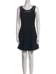 Diane von Furstenberg Scoop Neck Mini Dress