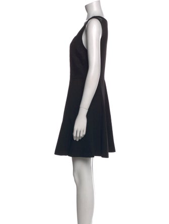 Diane von Furstenberg Scoop Neck Mini Dress