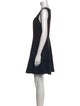 Diane von Furstenberg Scoop Neck Mini Dress